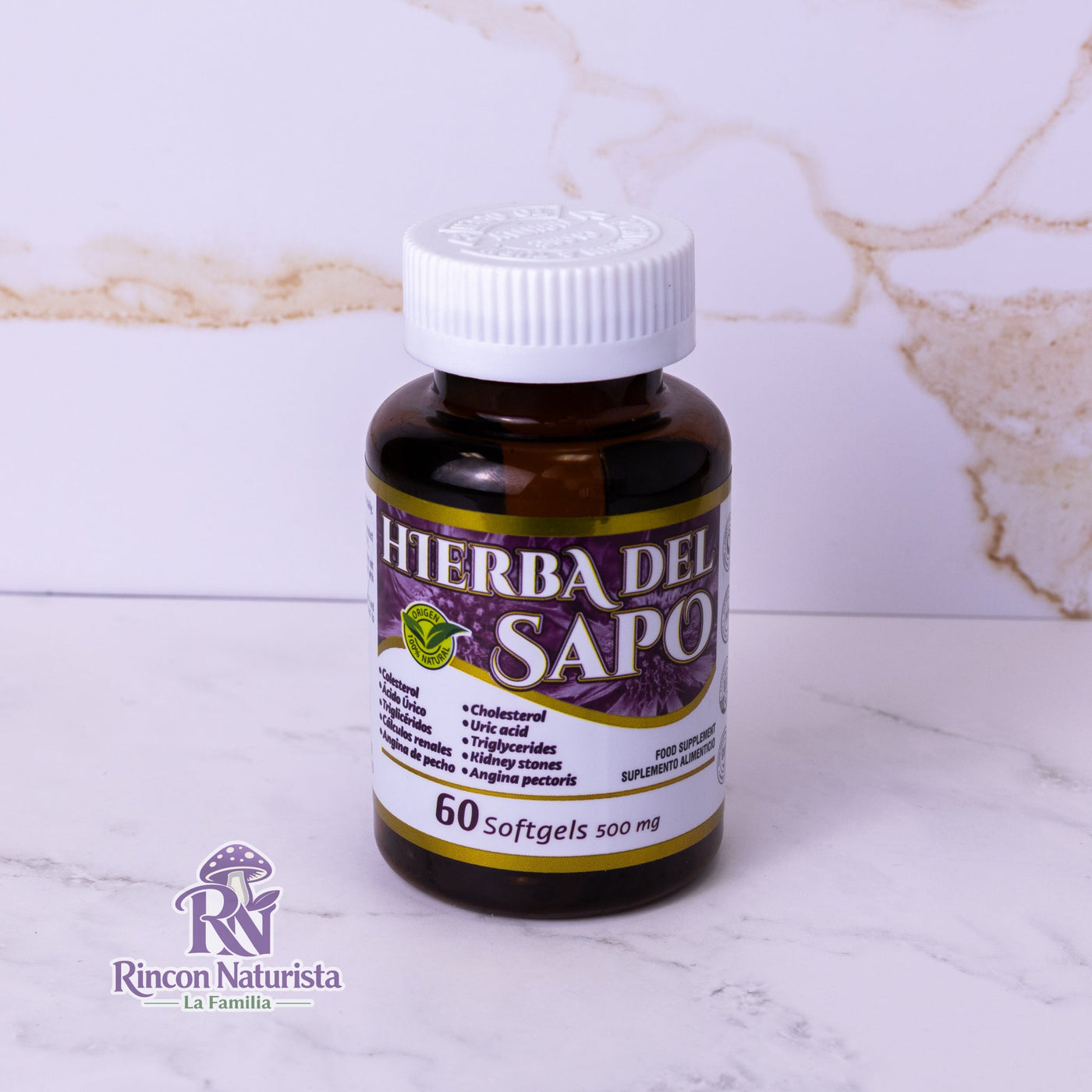Hierba del Sapo – 60 Softgels 500 mg