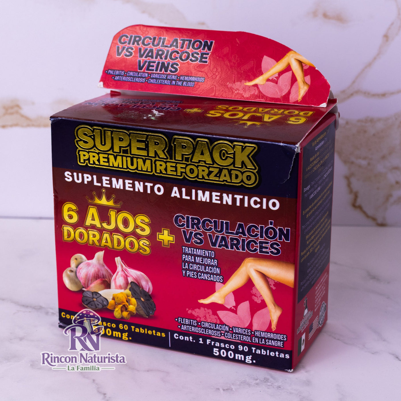 6 Ajos Dorados + Circulación y Várices