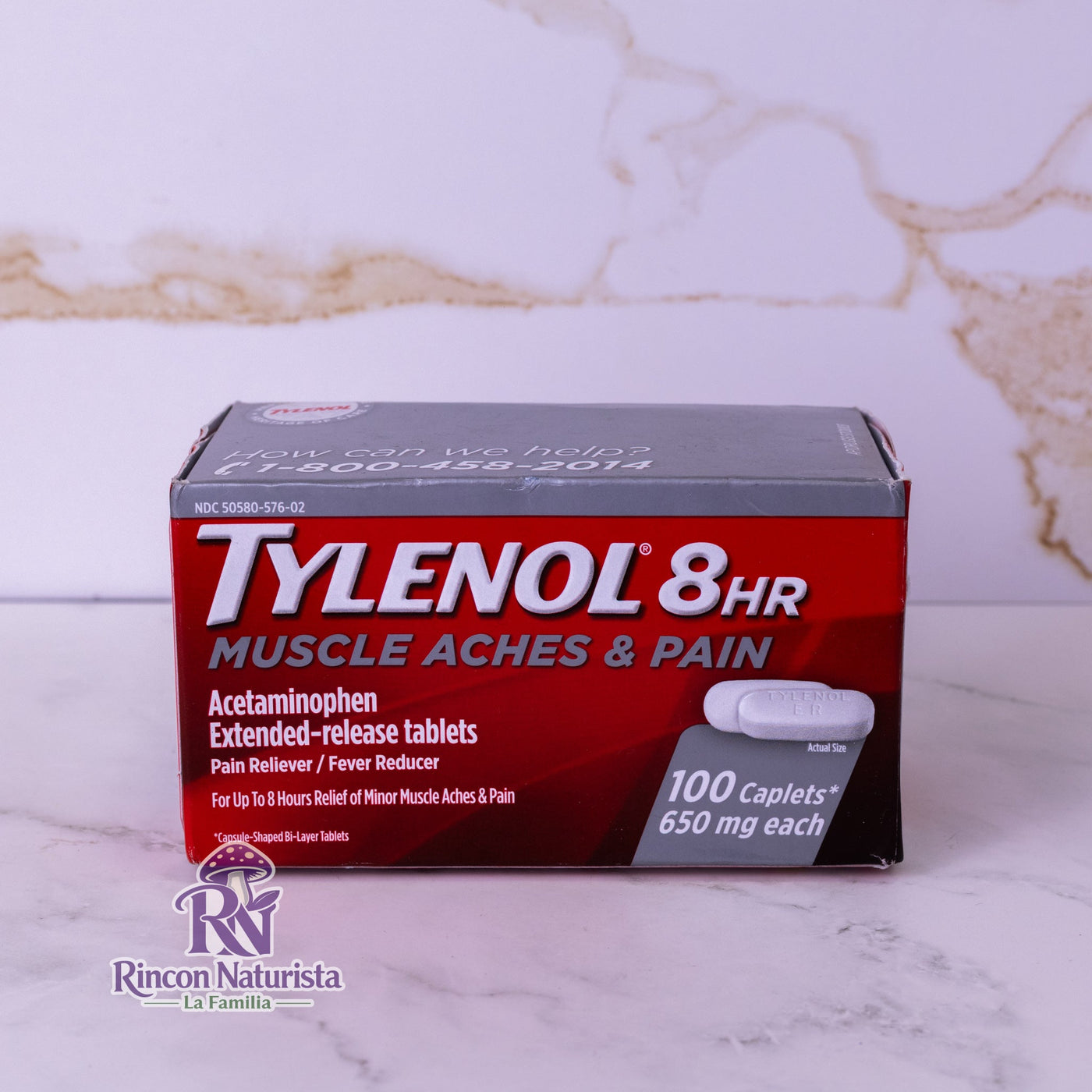 Tylenol 8HR – Dolor Muscular (100 capletas)