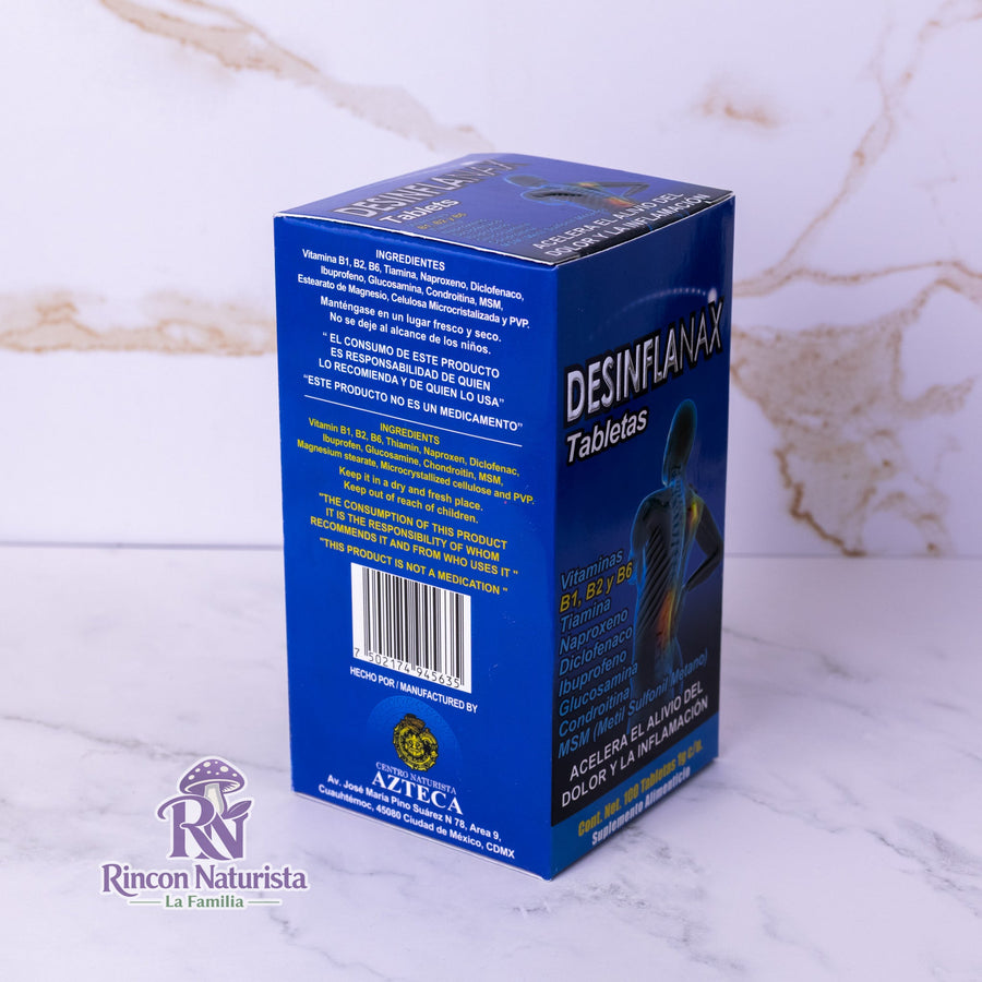 Desinflanax – Dolor e Inflamación (100 tabletas)