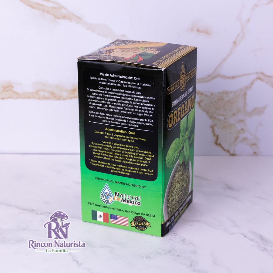 Orégano – Extracto Herbal (100 cápsulas)