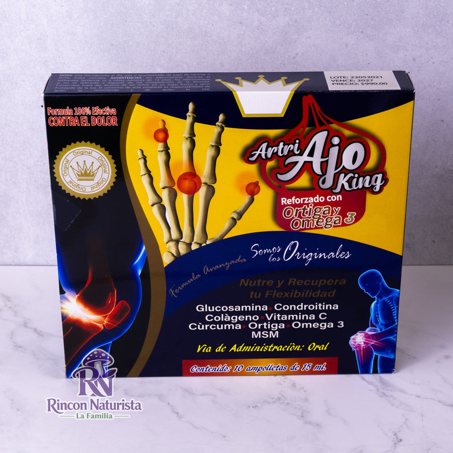 Artri Ajo King con Ortiga y Omega 3