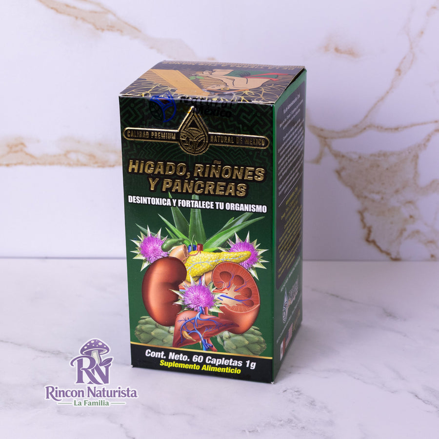 Hígado, Riñones y Páncreas – 60 Capletas