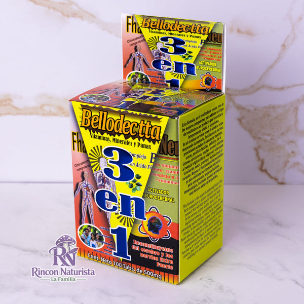 Bellodectta 3 en 1 – 100 Tabletas