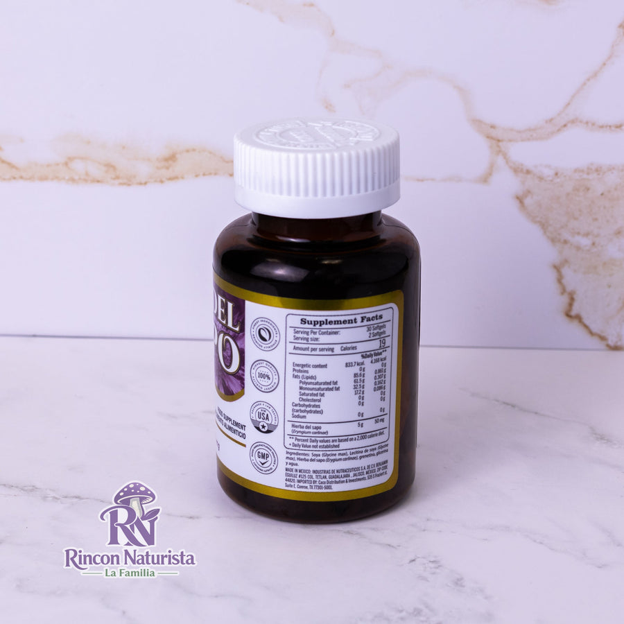 Hierba del Sapo – 60 Softgels 500 mg