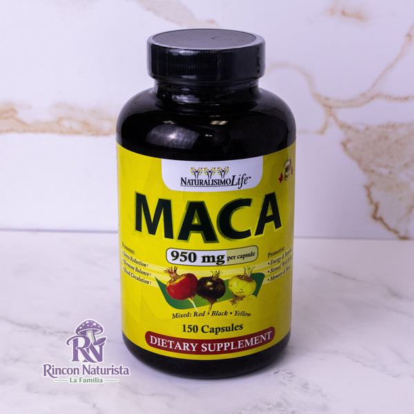 Maca – 950 mg (150 cápsulas)