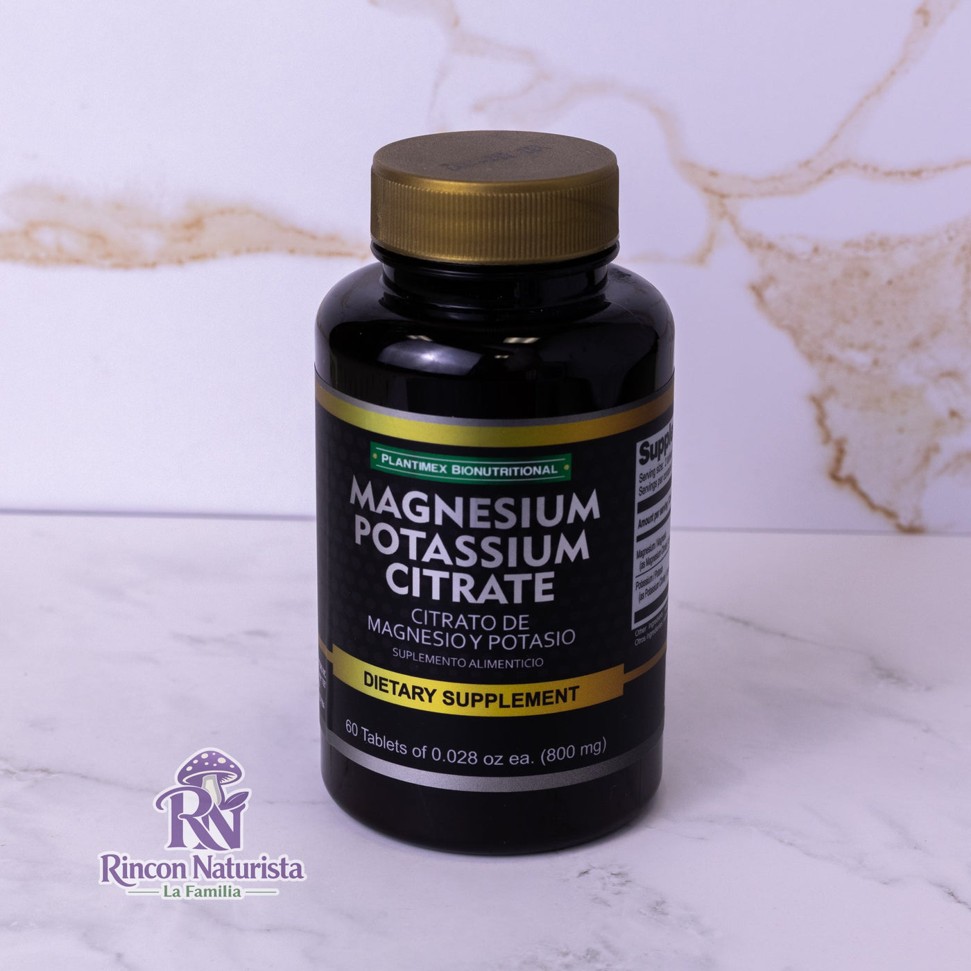Magnesio y Potasio Citrato – 60 tabletas