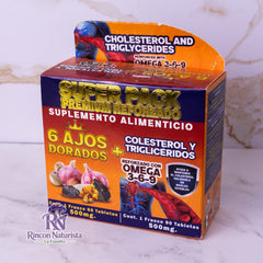 6 Ajos Dorados + Colesterol y Triglicéridos