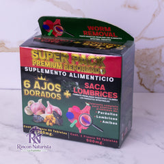 6 Ajos Dorados + Saca Lombrices