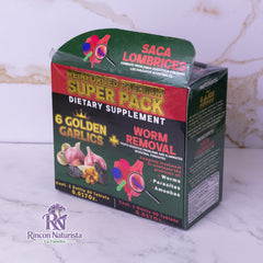 6 Ajos Dorados + Saca Lombrices