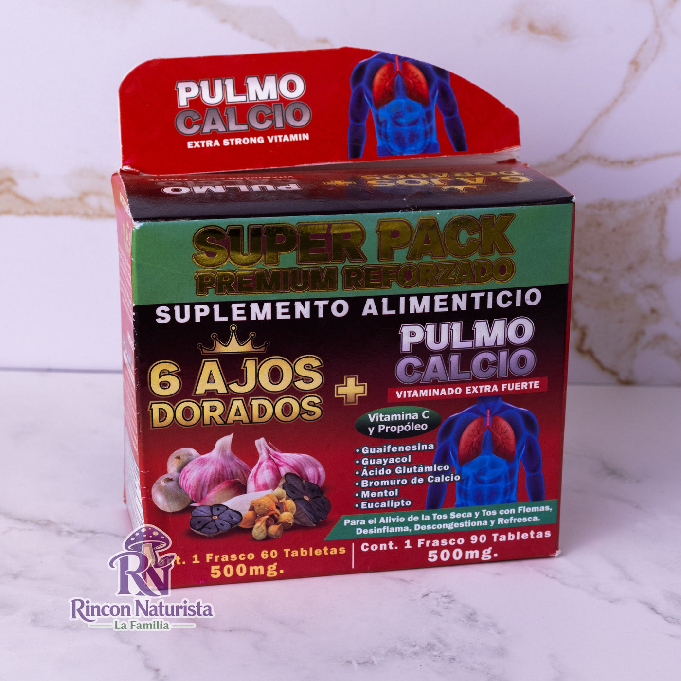 Pack Ajo Dorado + Pulmo Calcio