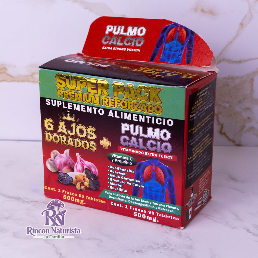 Pack Ajo Dorado + Pulmo Calcio
