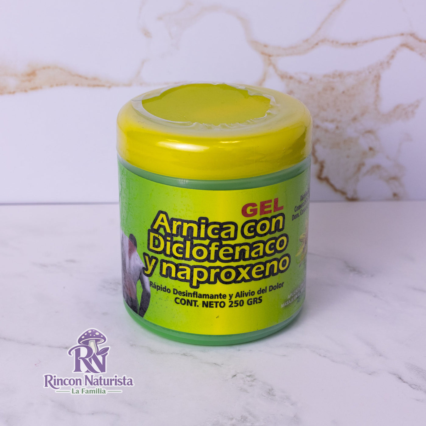 Gel de Árnica con Diclofenaco y Naproxeno (250 g)