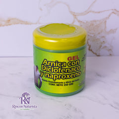 Gel de Árnica con Diclofenaco y Naproxeno (250 g)