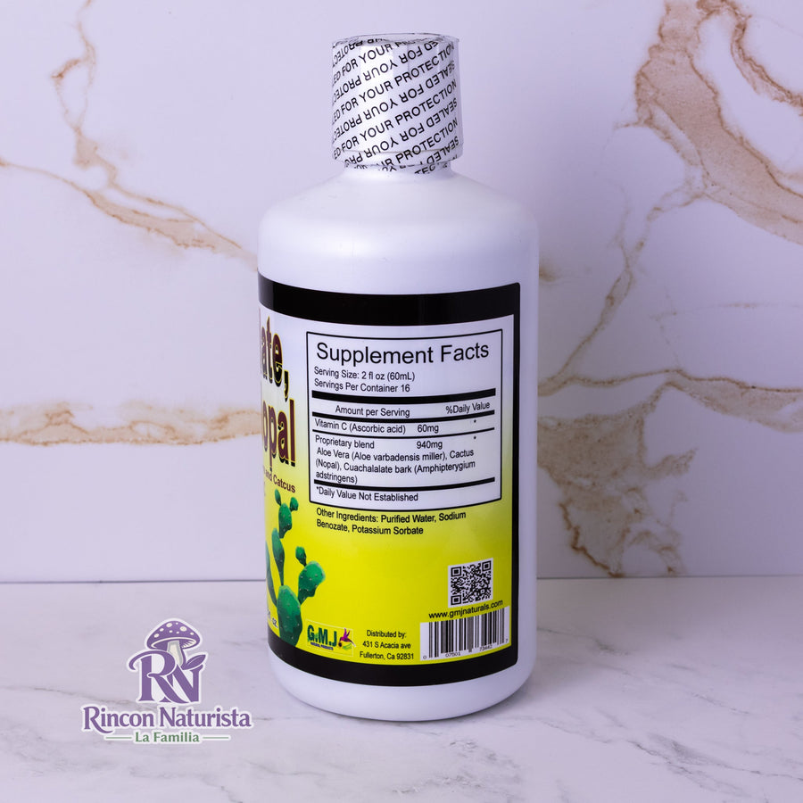 Cuachalalate, Sábila y Nopal