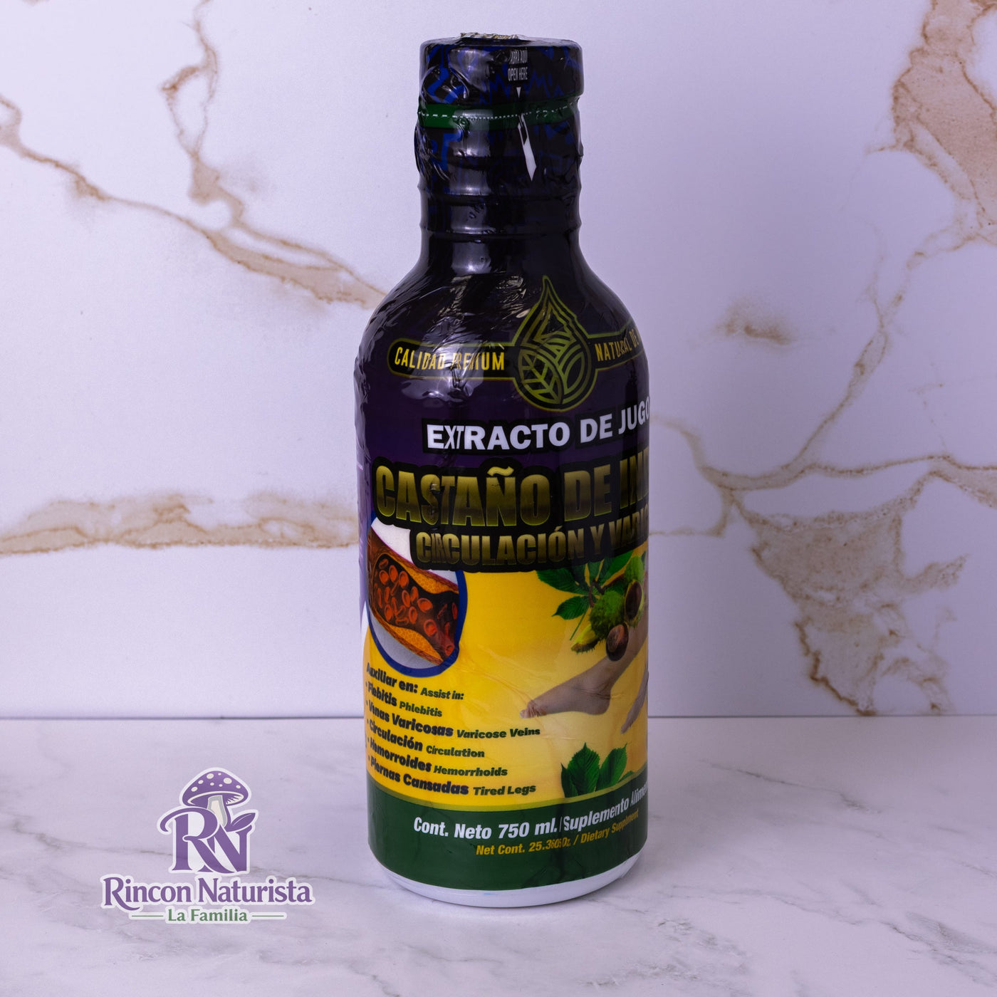 Extracto de Castaño de Indias – Jugo Herbal (750 ml)