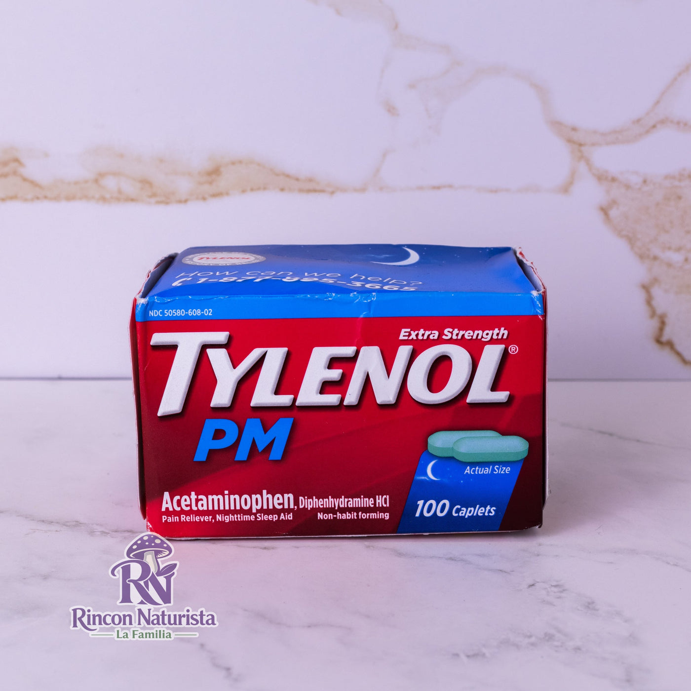 Tylenol PM – Dolor y Sueño (100 capletas)